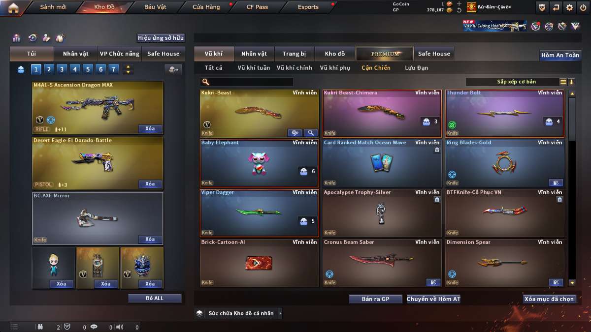 shop acc cf uy tin gia re